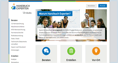 Desktop Screenshot of handbuch-experten.de